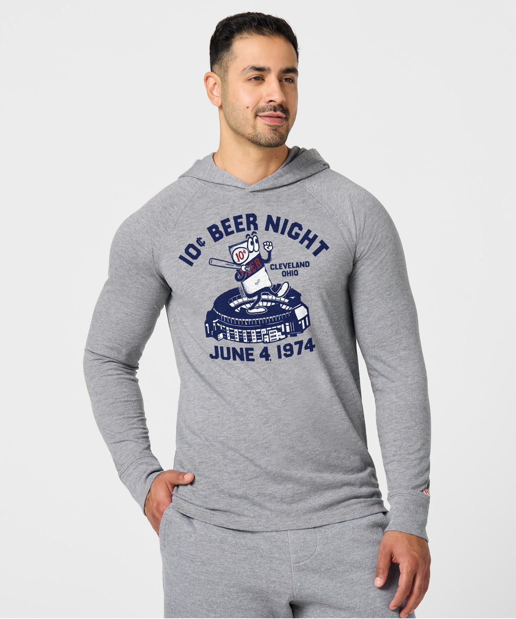 10 Cent Beer Night Cleveland Ohio Lightweight Hoodie product image 3