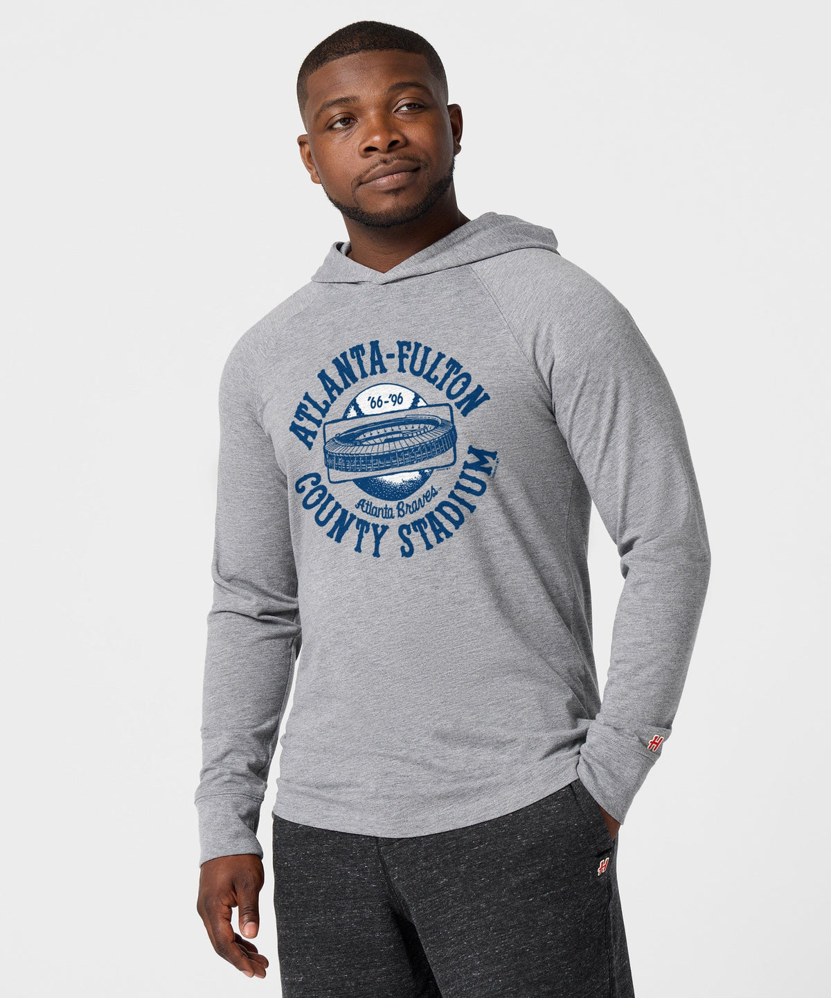 Atlanta-Fulton County Stadium Lightweight Hoodie product image 3