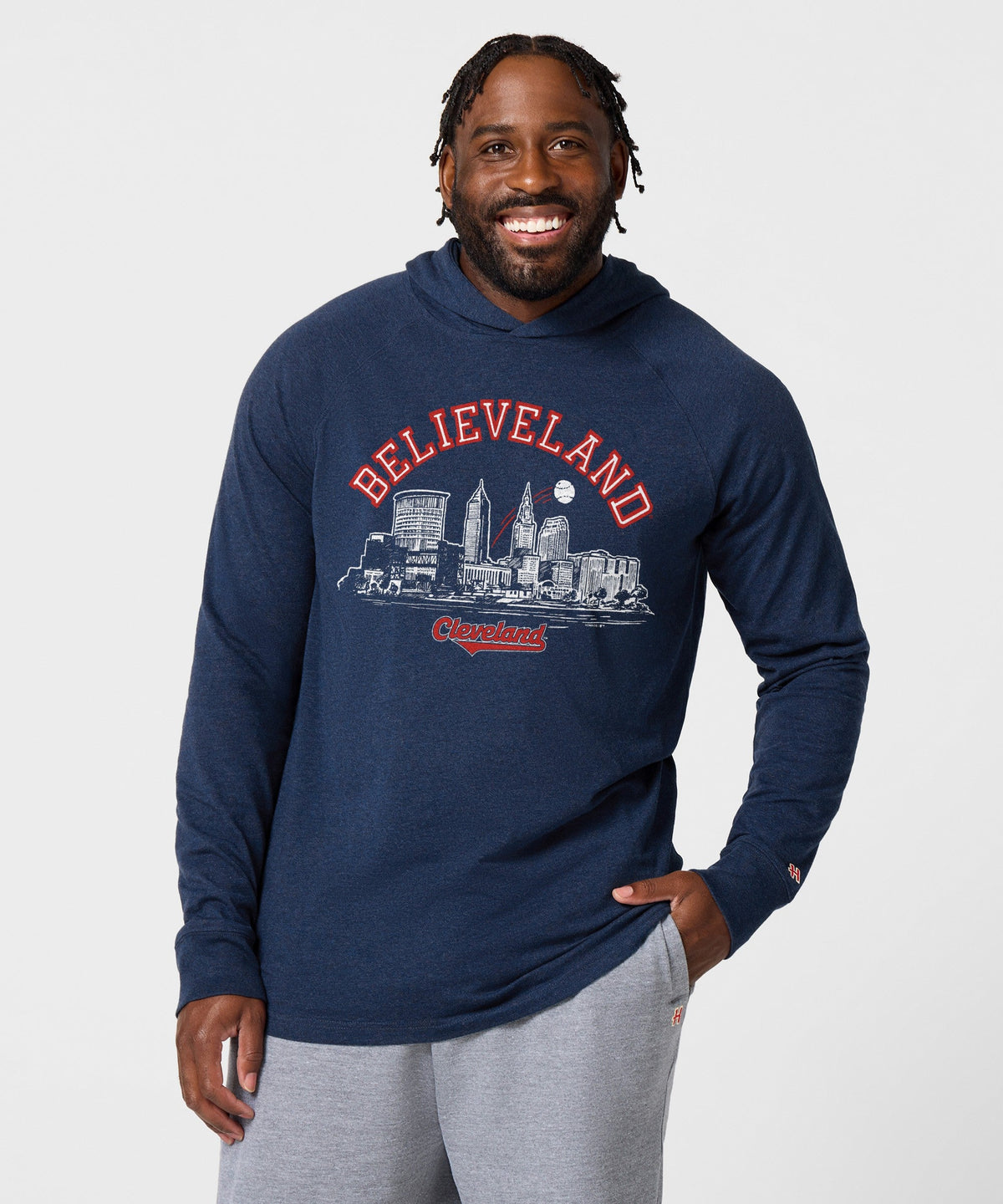 Believeland Cleveland Baseball Lightweight Hoodie product image 3