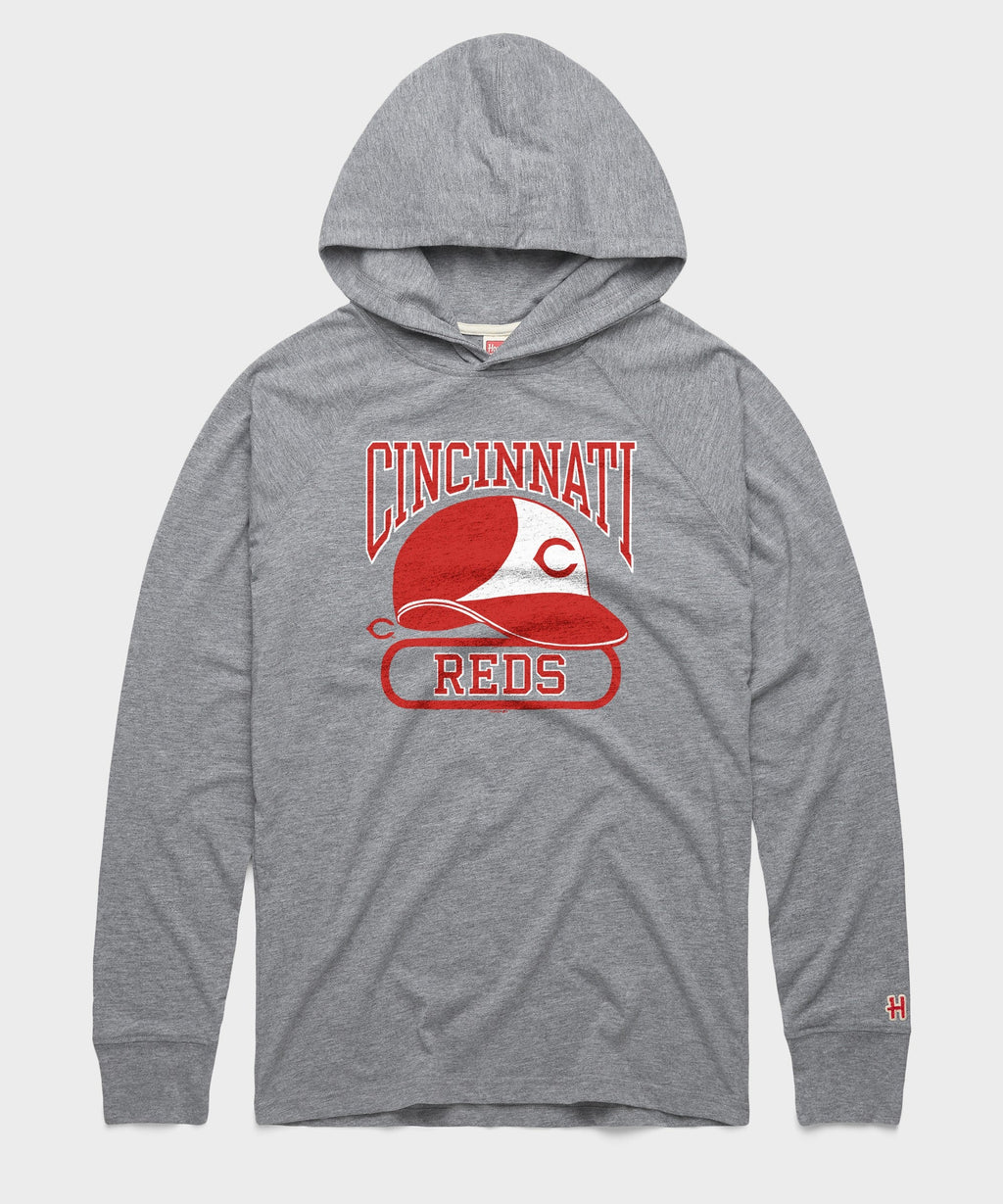 Cincinnati Reds Helmet Lightweight Hoodie product image 1