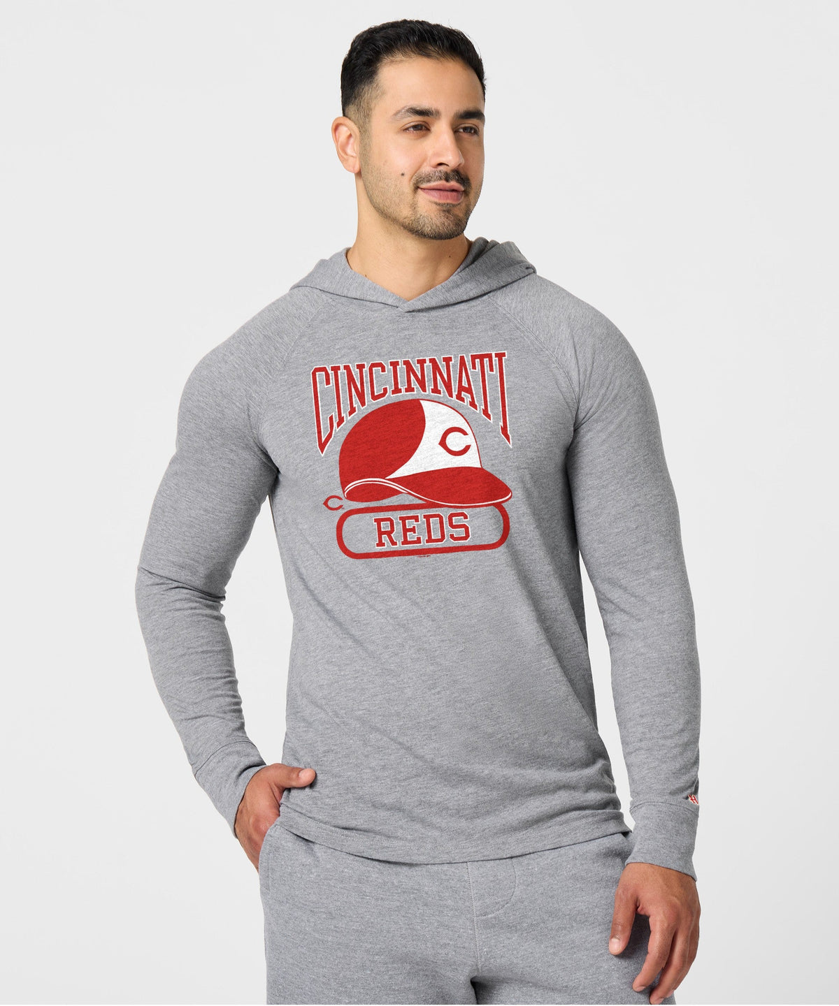 Cincinnati Reds Helmet Lightweight Hoodie product image 3