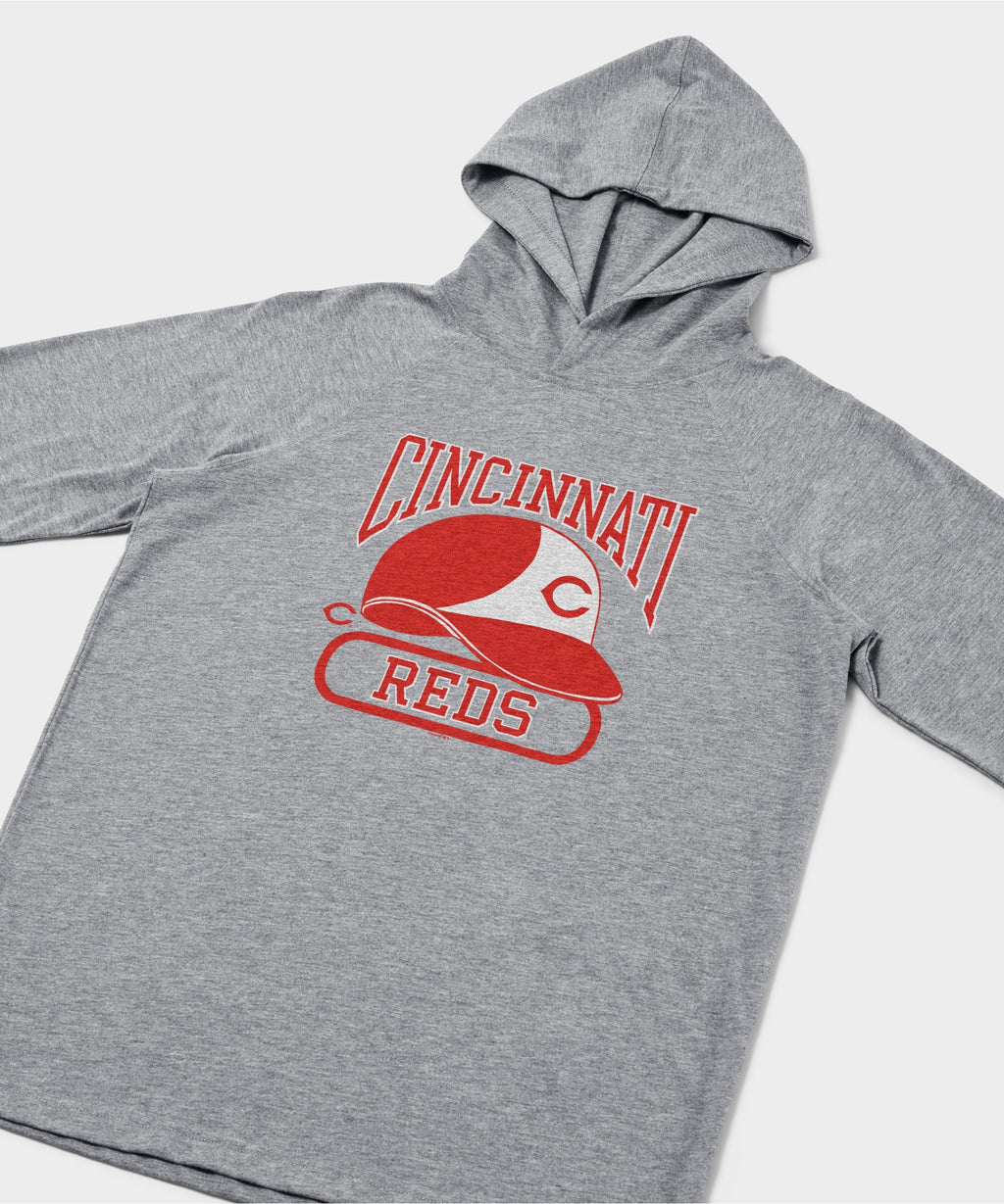 Cincinnati Reds Helmet Lightweight Hoodie product image 2