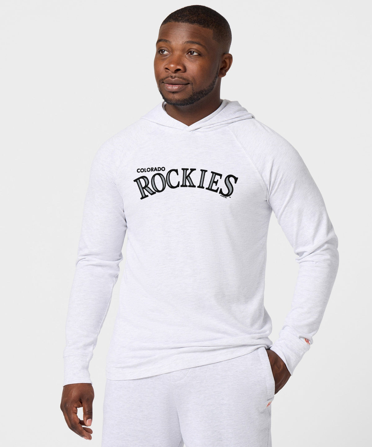 Colorado Rockies Jersey Logo '17 Lightweight Hoodie product image 3