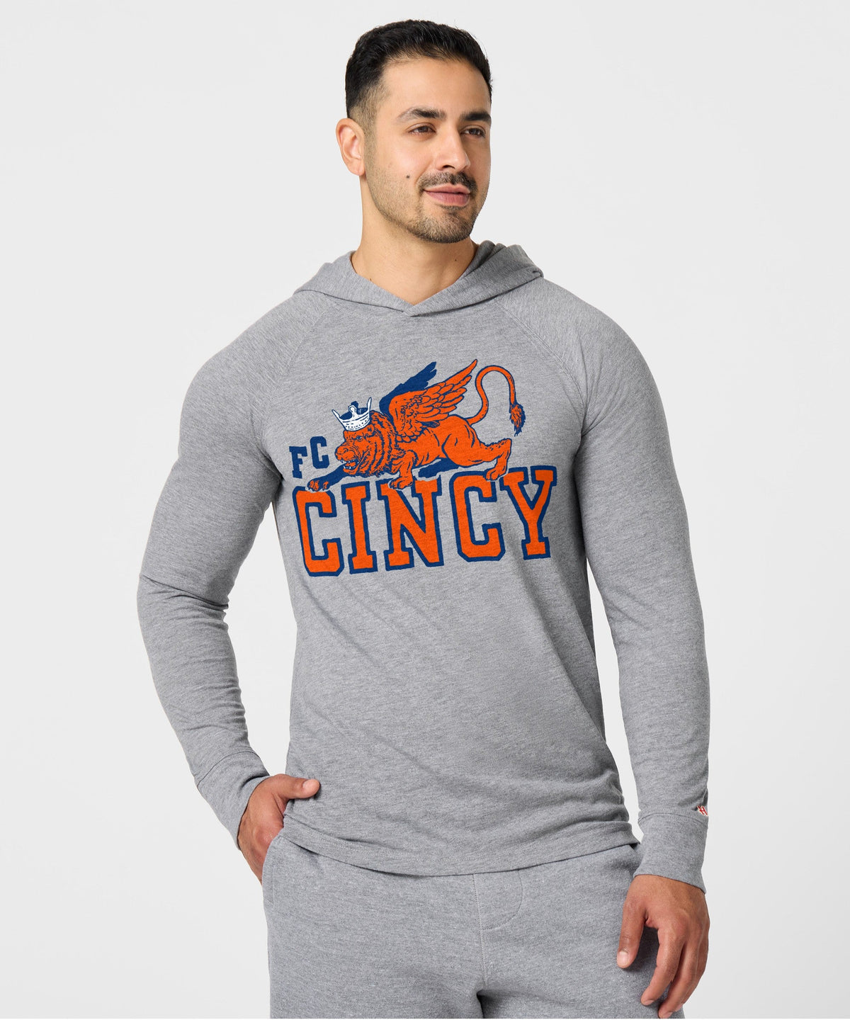 FC Cincy Lion And Crown Lightweight Hoodie product image 3