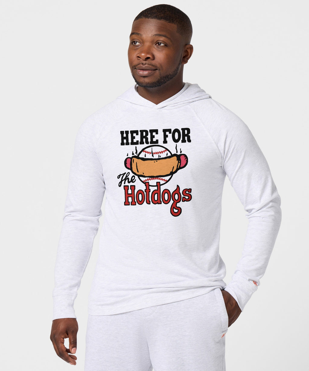 Here For The Hotdogs Lightweight Hoodie product image 3