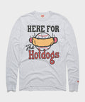 Here For The Hotdogs Long Sleeve Tee product image 1